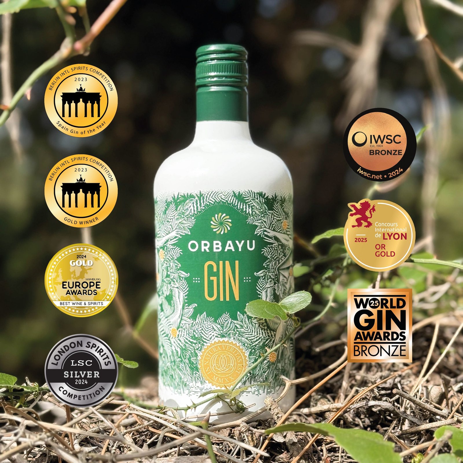 Reconocimientos Medallas Orbayu Gin